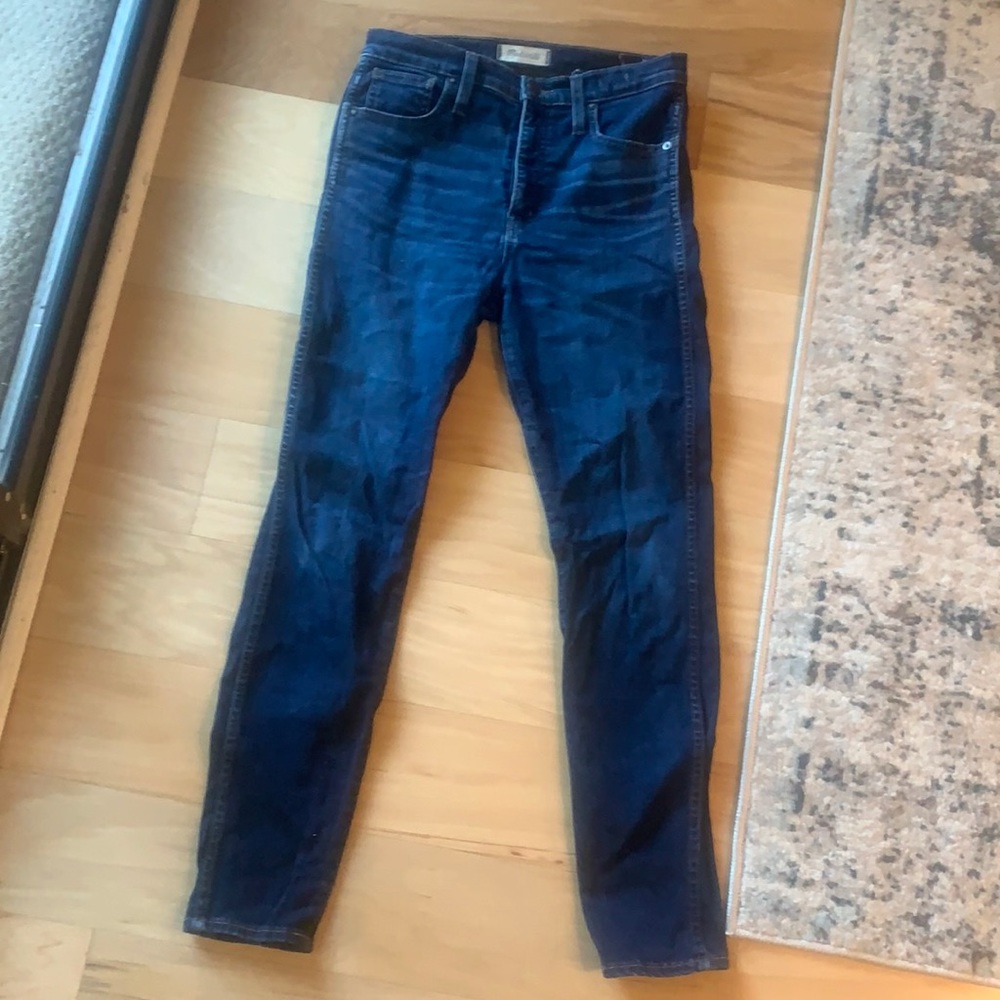 Madewell 10 in high rise skinny jean